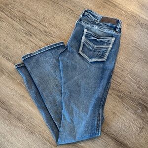 Stylish Boot Cut Jeans -Low Rise